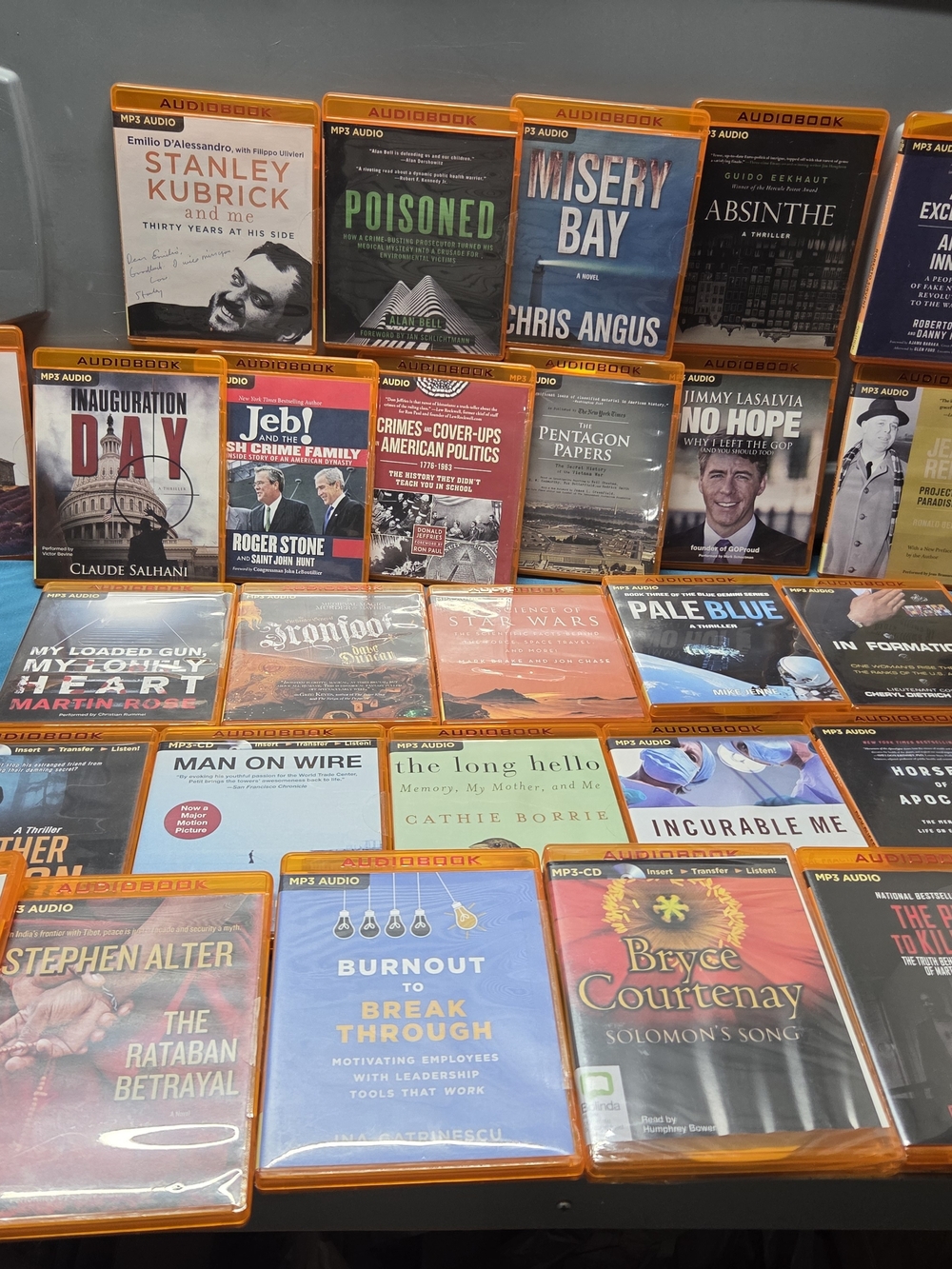 Large Lot of Various MP3 Audiobooks- Mixed Genres